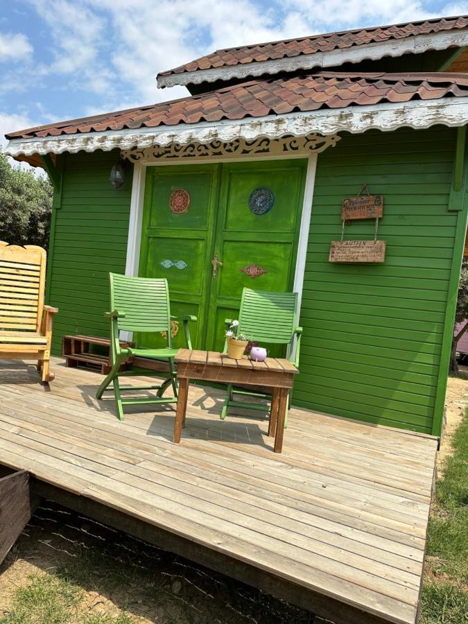 Seyyah Cafe Bungalows Aliaga Dış mekan fotoğraf
